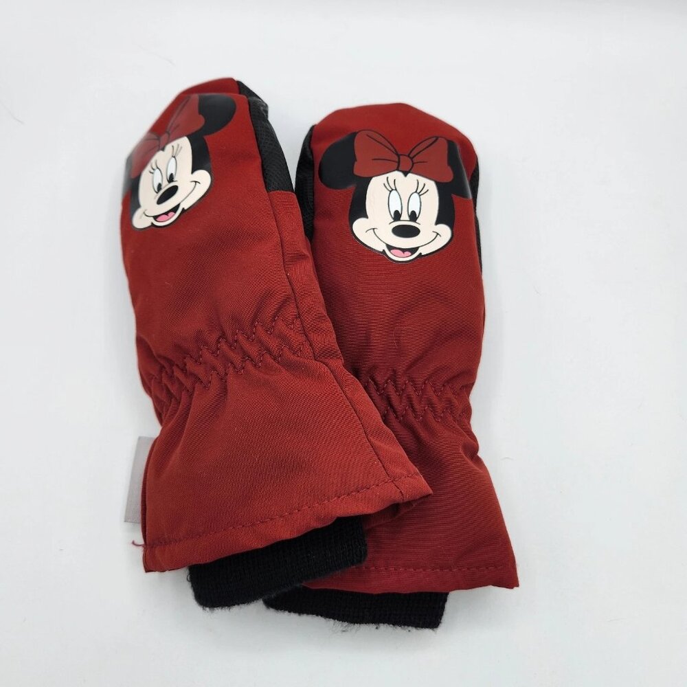 H&M Red Minnie Mouse Mittens 2-4 Year NWOT Disney Winter Thinsulate Gorpcore